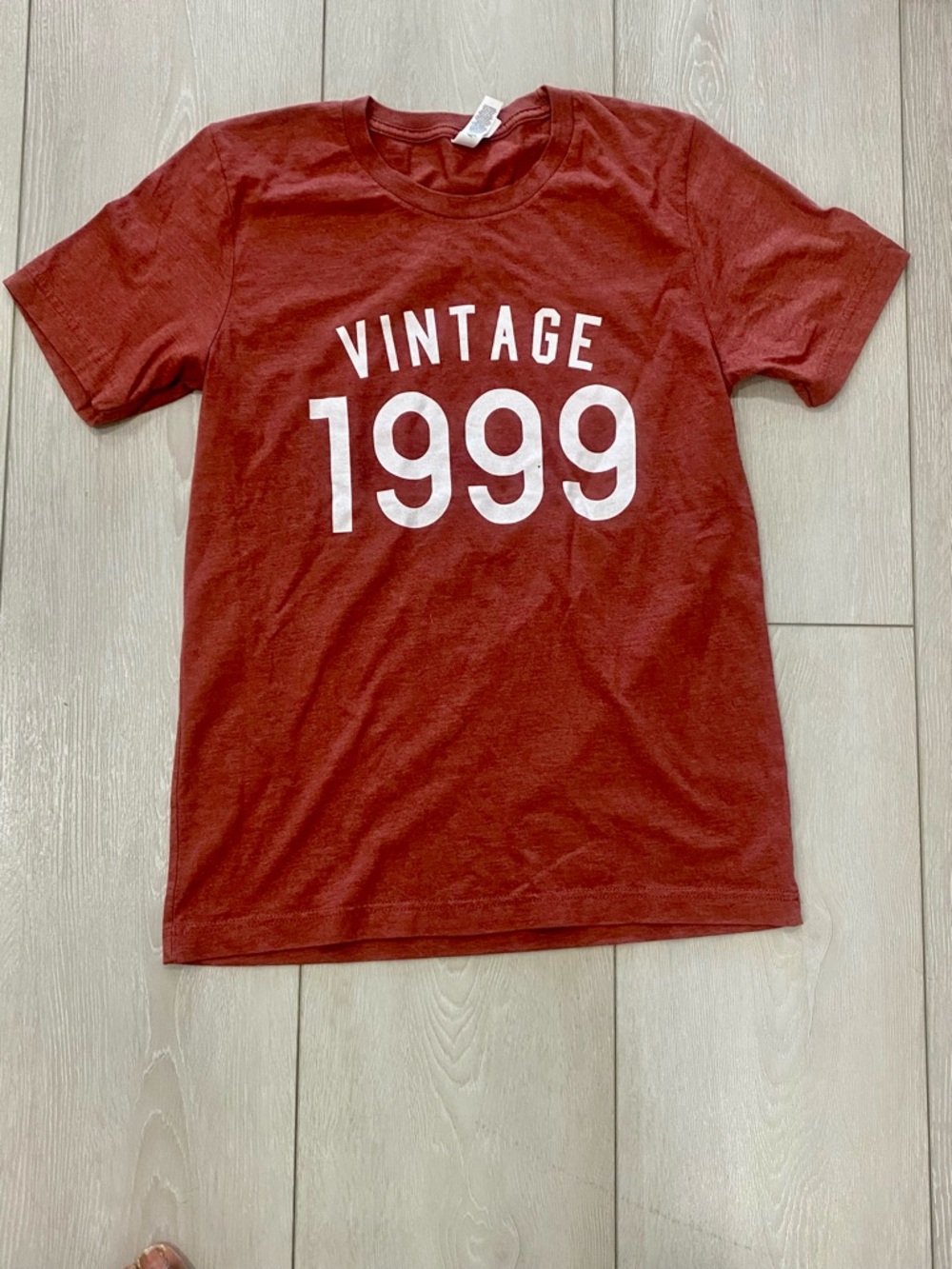Bella Canvas Short-Sleeve 'Vintage 1999' Tee - Red